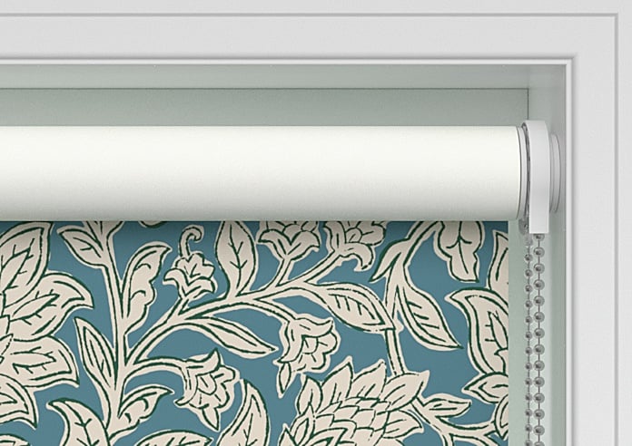Land & Shore Rowallane (Blackout), Teal - Twist&Fit Roller Blind - Image 10